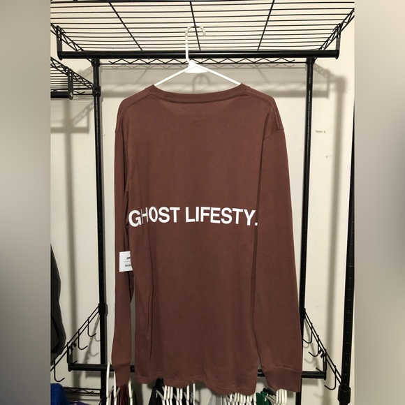 Ghost Lifestyle Long Tee Dusty Rose Size Large - Picture 2 of 2